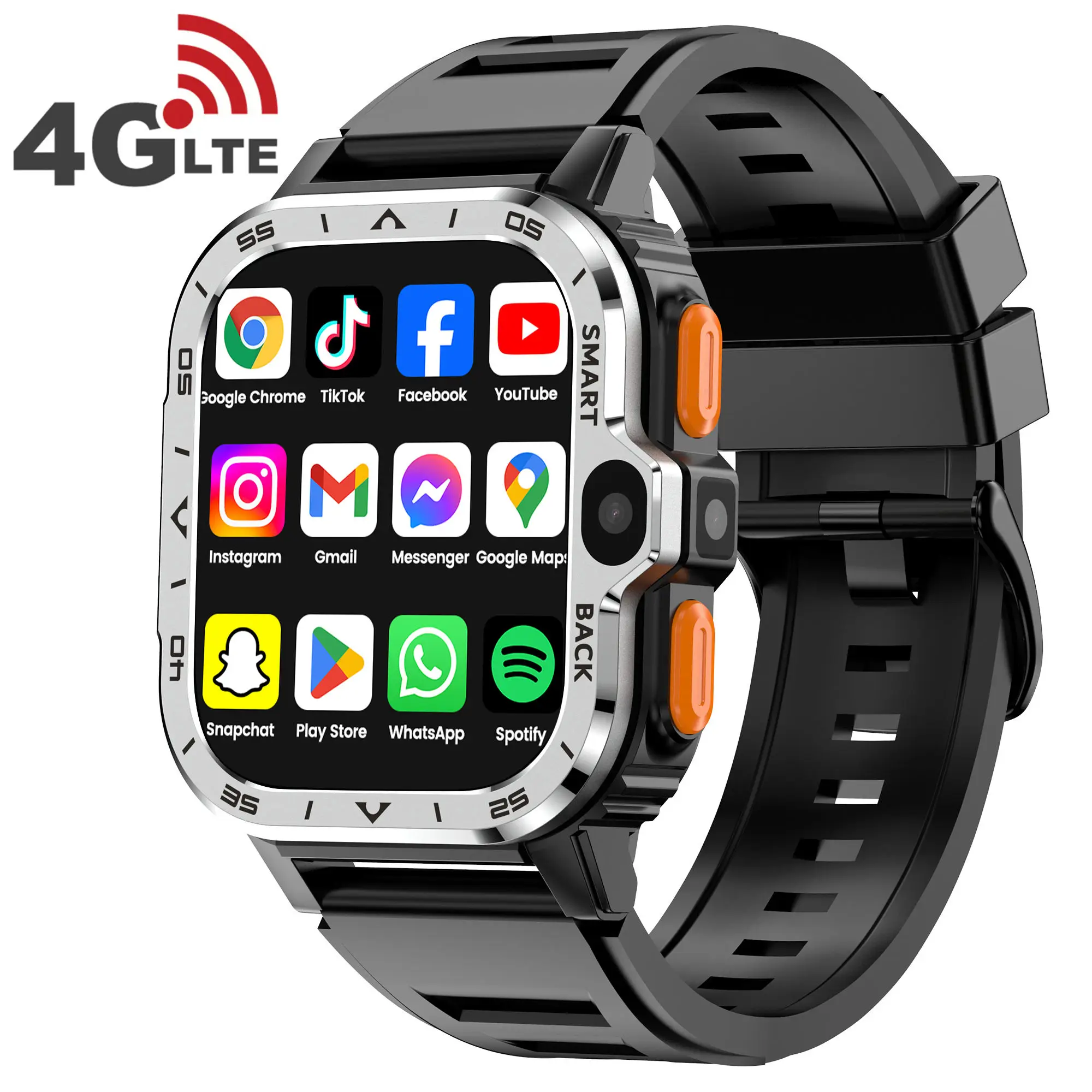 4G Android Phone Smartwatch S8 Ultra S9 Sim Card Mobile GPS WIFI Dual Video Camera Men Fashion hombre PGD Smart Watch Alibaba