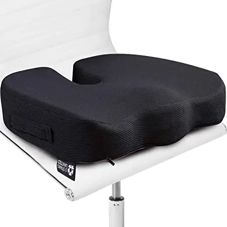 YR Trade Memory Foam Seat Cushion Orthopedic Coccyx Office Chair Cushion  Support Pillow Car Seat Hip Pain Relief Massage Pad - AliExpress