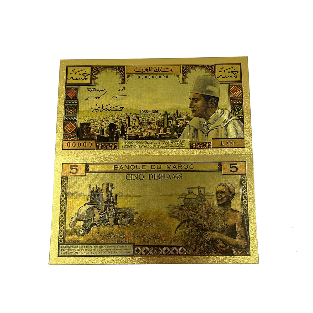 摩洛哥金箔塑料钞票用于收集迪拉姆纪念品金元钞票疯狂纪念钞| Alibaba.com