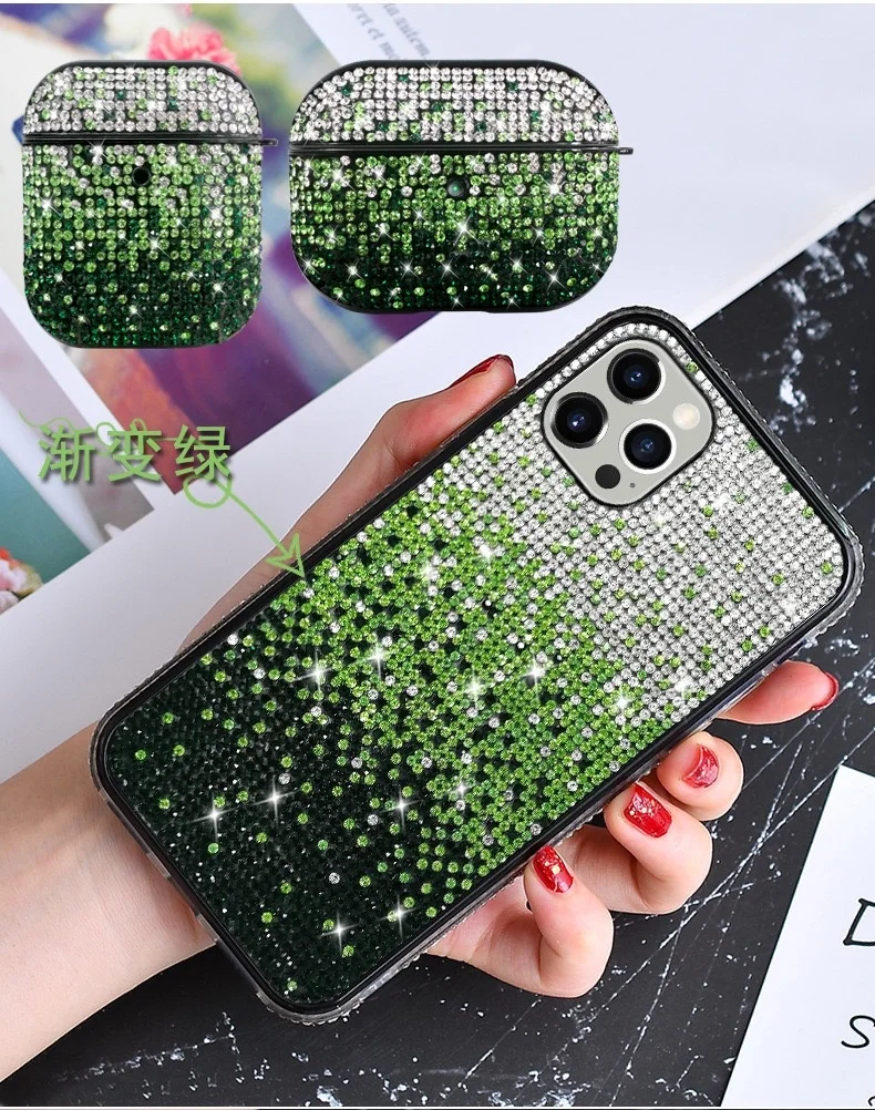 Diamond Design Phone case for iphone 16 15 12 Pro Max Rhinestone Flicker Luxury Phone Cover 14 Plus DESIGNERS Phone Bags