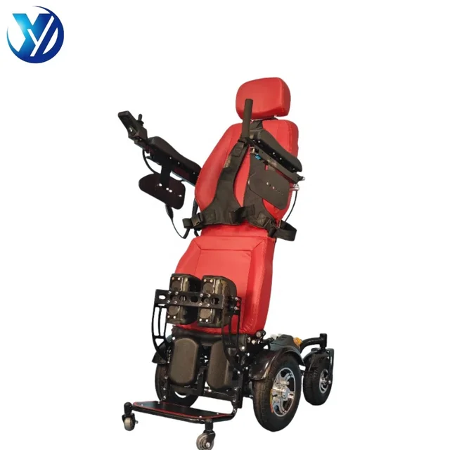 Multifunctional Wheelchair Lift Lay Flat 11 Kmh Speed 45 Km Endurance Mileage Wheelchair Electric