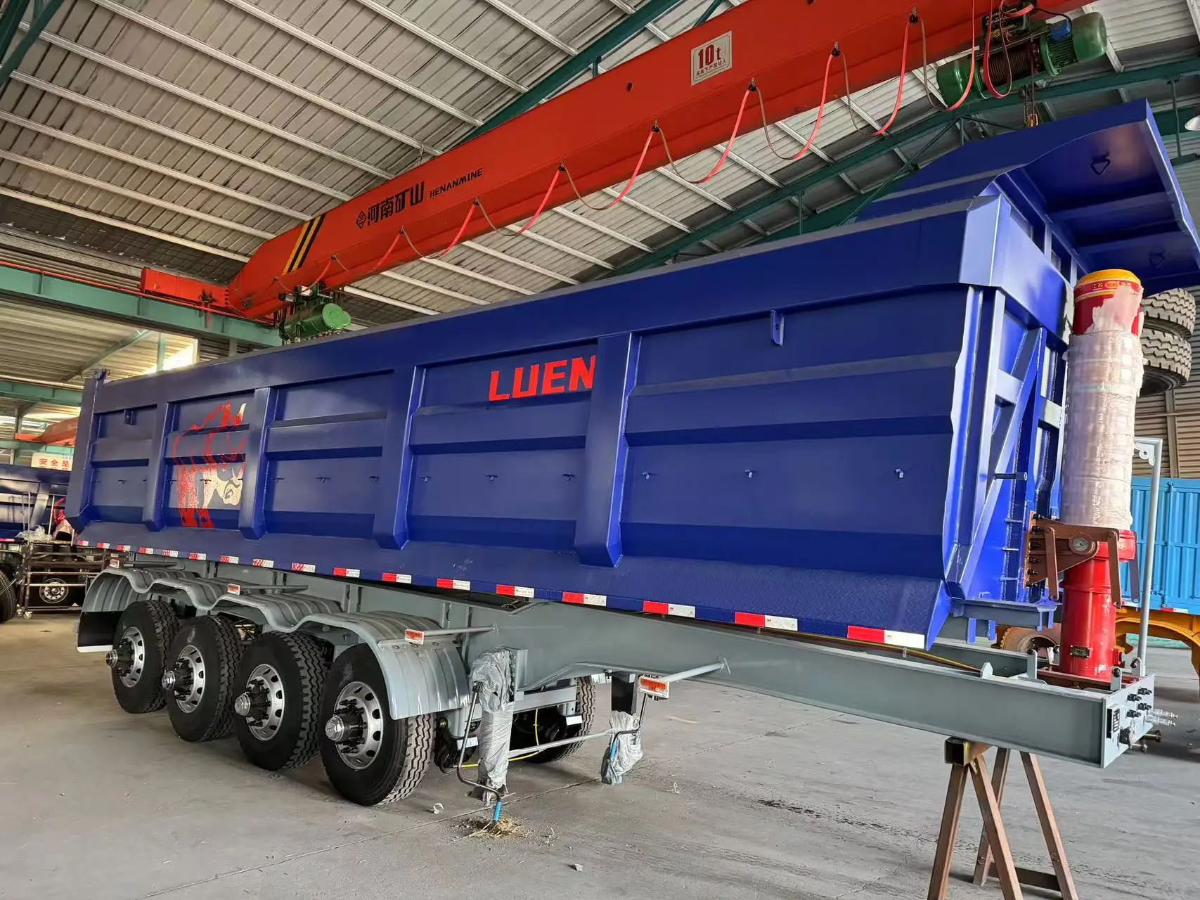 High CIMC Quality Aluminum Trailers 3 Axle 4 Axle 40 Cubic Tractor Dumper Side Tipper 28 Cbm Dump Truck Semi -Trailer for Sale