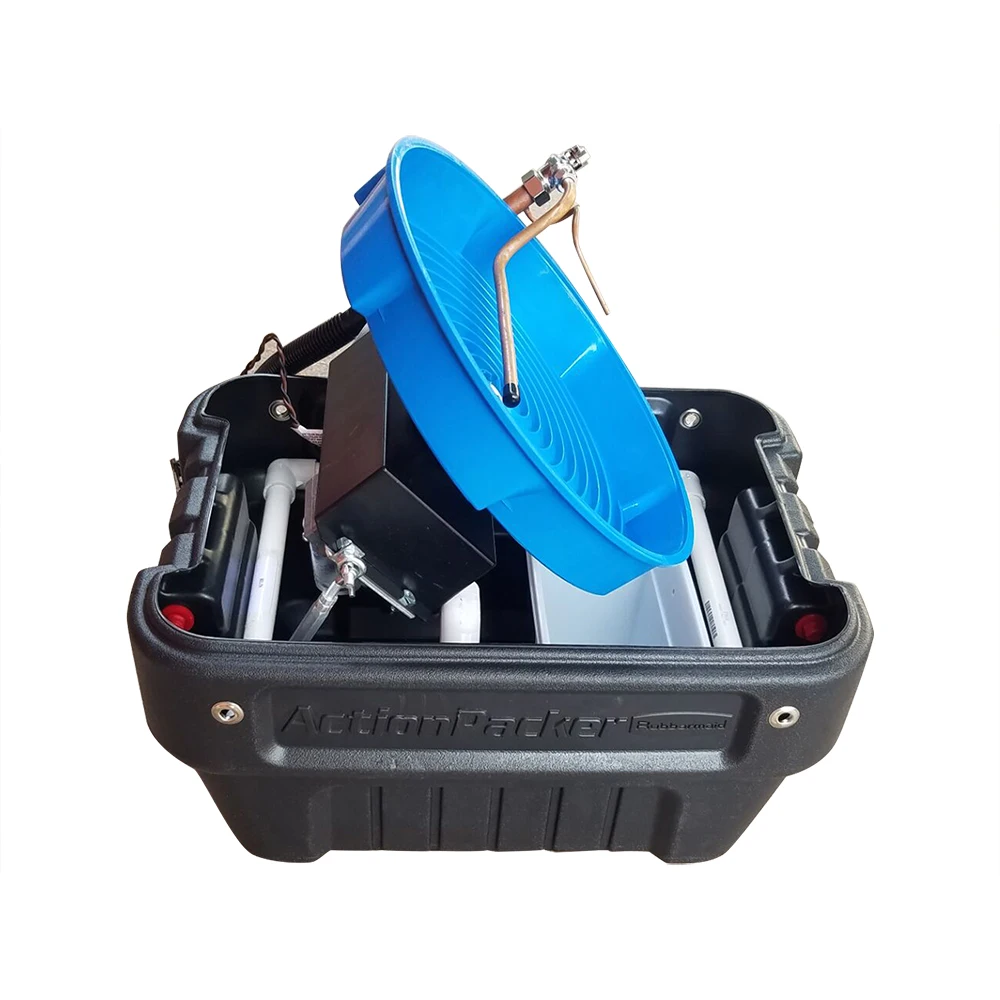 Mining Gold Prospecting Panning Machine Small Gold Miner Spiral Wheel Concentrator