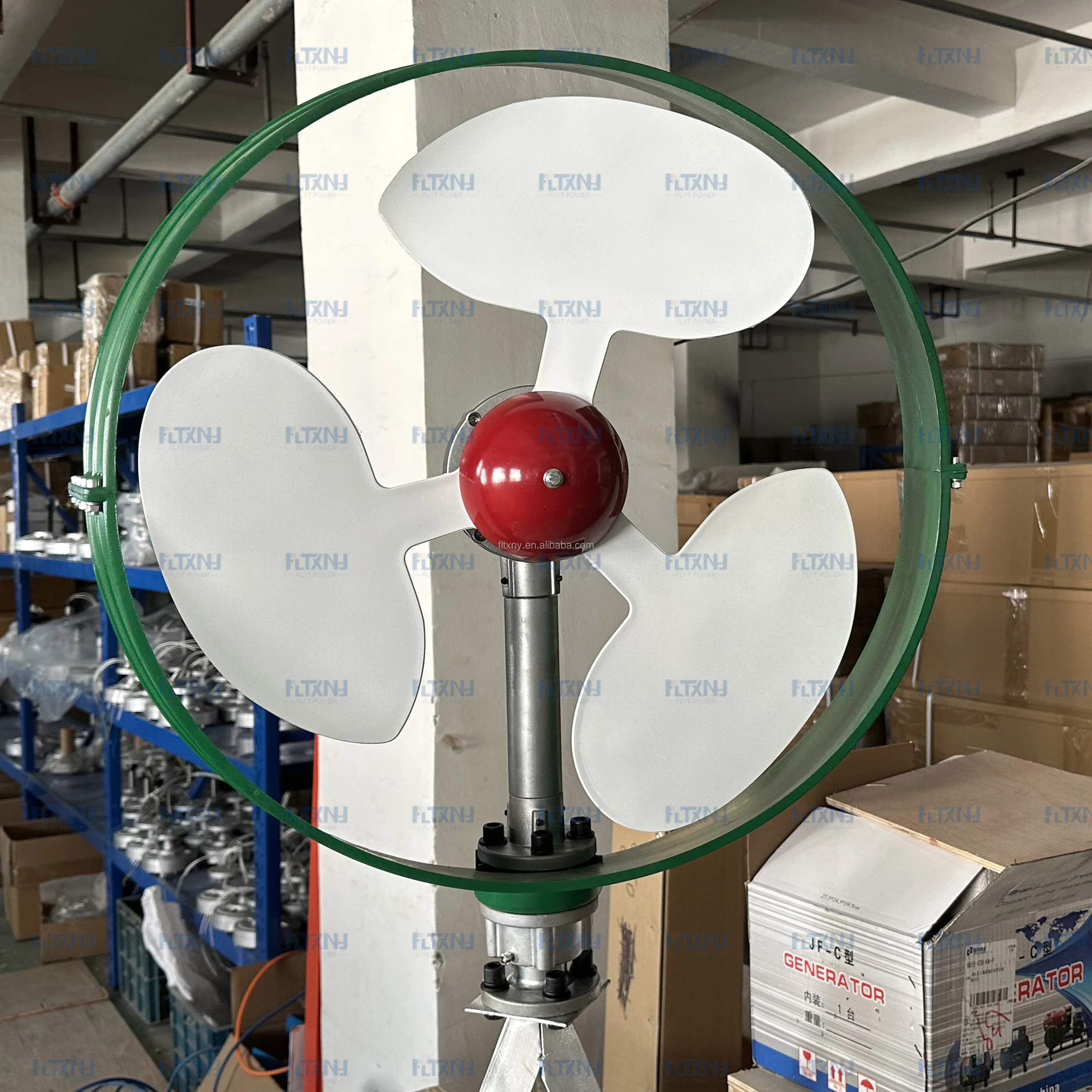 Hybrid Solar Wind Power System PV and Tulip Vertical 1KW 2kw Wind Turbines for Home Use