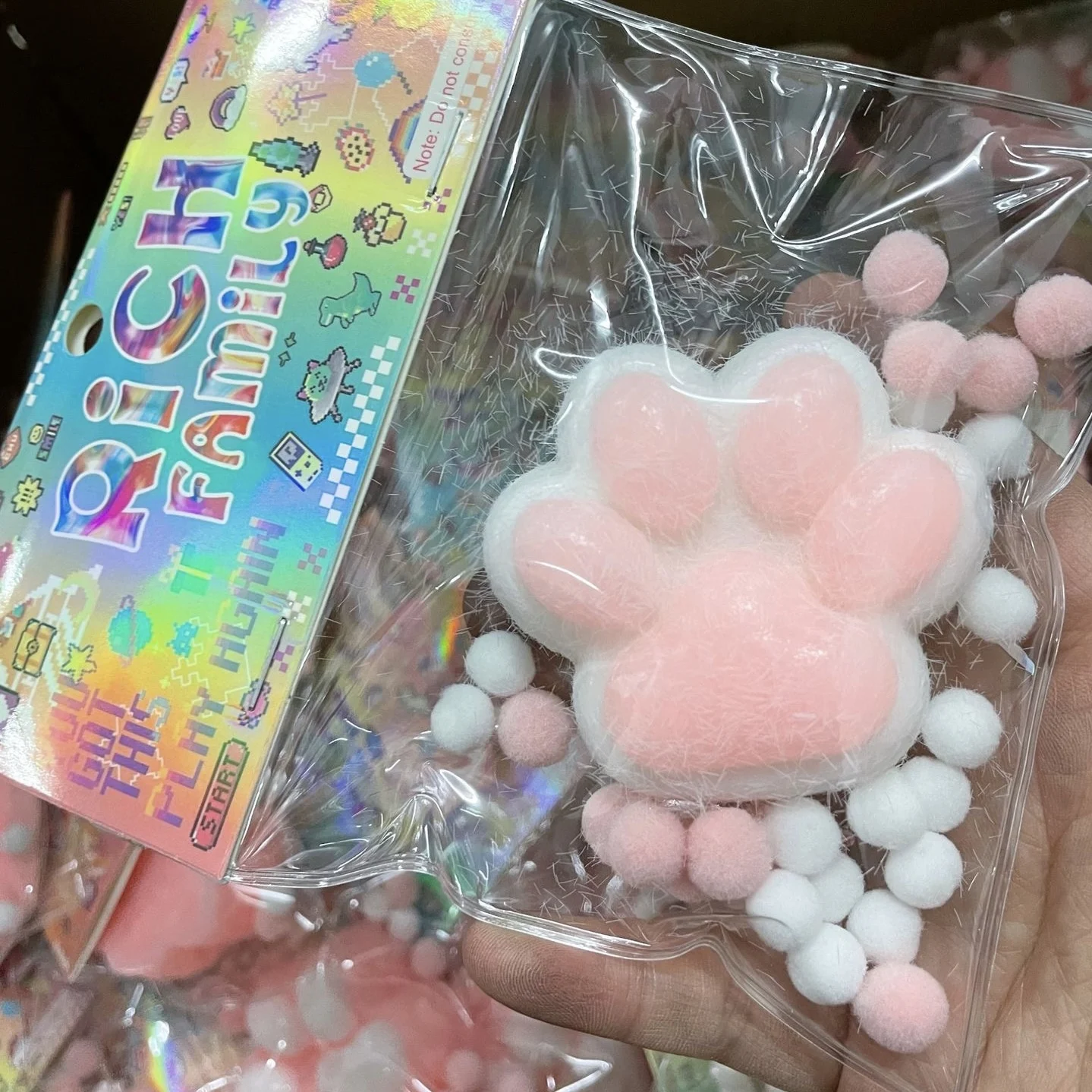Jouet Patte de Chat Squishy – Mignon Kawaii Silicone Collant Squeeze Toy – Soulagement Jouet Patte de Chat Squishy – Mignon Kawaii Silicone Collant Squeeze Toy – Soulagement