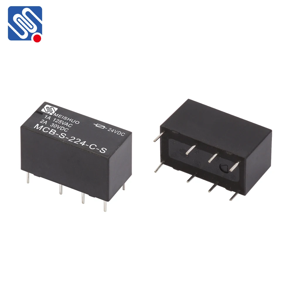 High Sensitivity Silver Alloy Signal Relay 2A Switching Capability Miniature MCB for Communications Industry Sealed