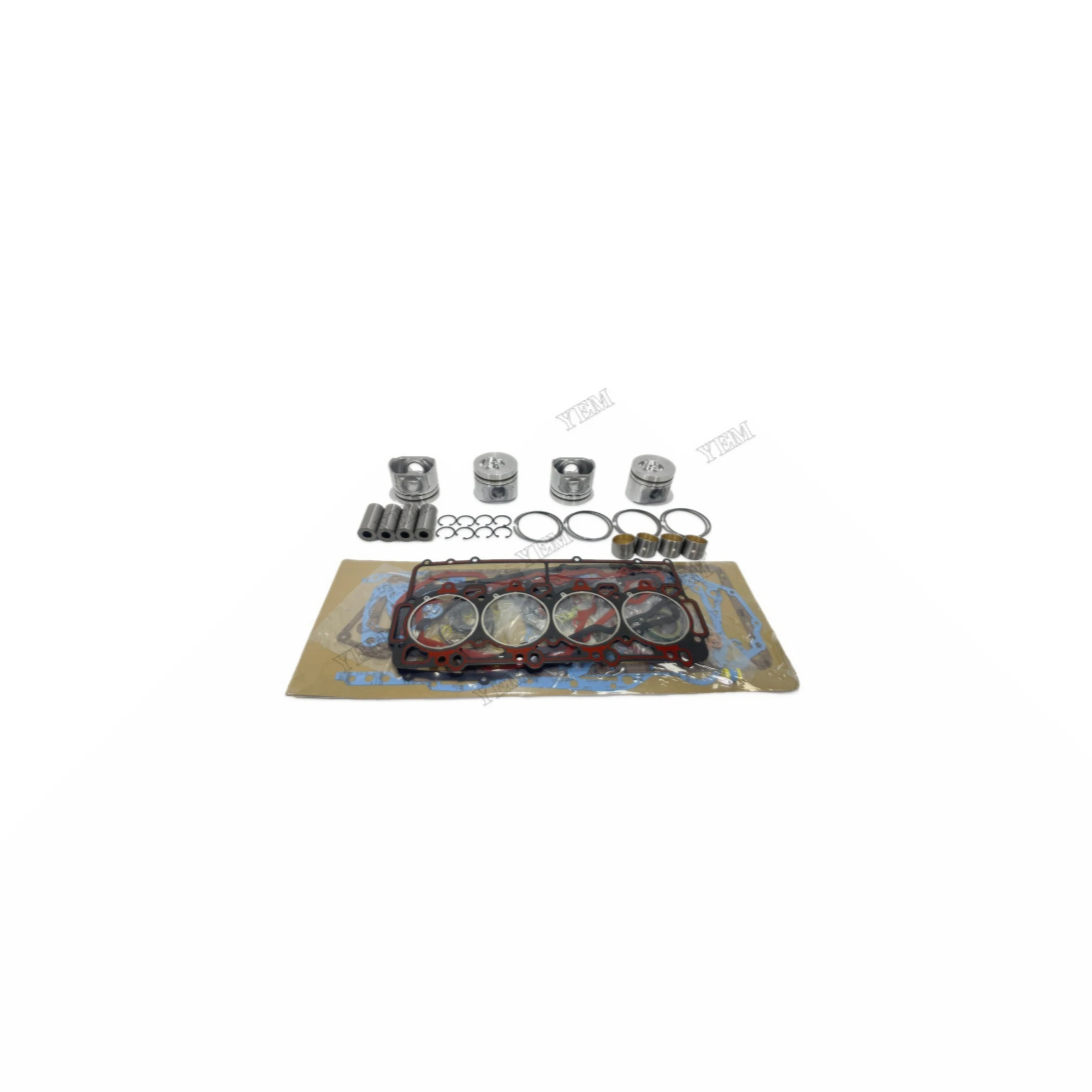 Engine Repair Kit With Piston Rings Gaskets Compatible for Caterpillar 3204 Engine Spare Parts
