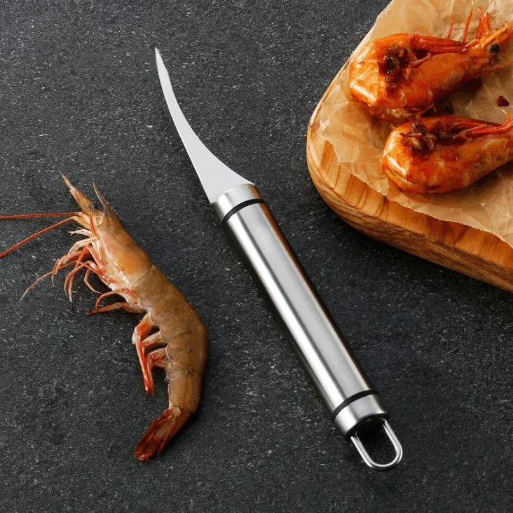 Приспособления для чистки и удаления накипи креветок из нержавеющей стали