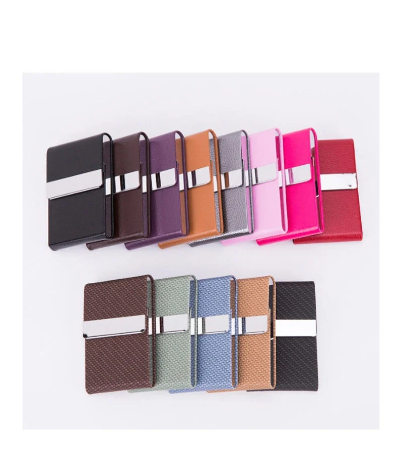 Factory Wholesale Ready Stock Vertical Business Card Holder Cigarette Case Customizable Gift preview 2