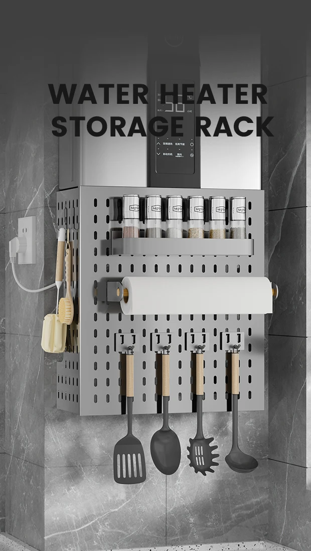 Hot Sale Gray Baffle Kitchen Baffle Natural Gas Water Heater Plumbing Cover