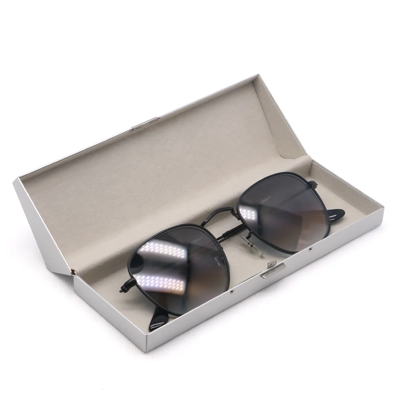 Luxury Aluminum Glasses Case Waterproof Customizable