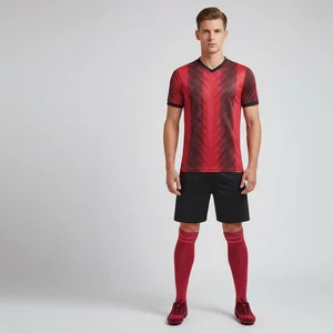 In Stock 100% Polyester Football Jerseys Sets Team Logo Printing Player Name Options Ready for Immediate Shipment Sports Teams