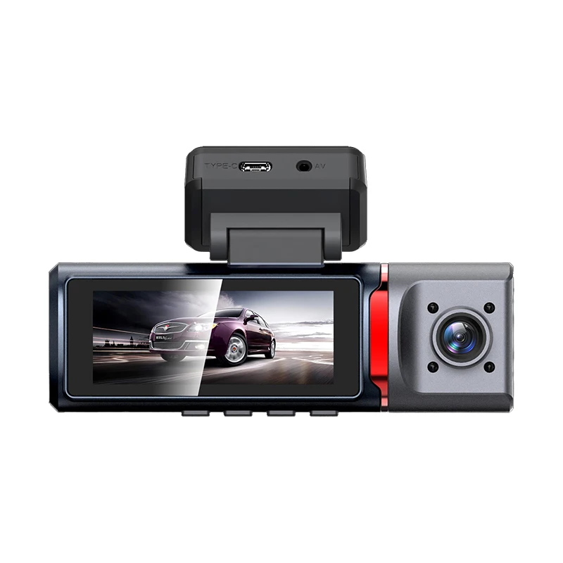3.16 Inch Car Camera 3 Lens Car DVR Wifi GPS Night Vision 4K Recording 3 Channel Dash Cam