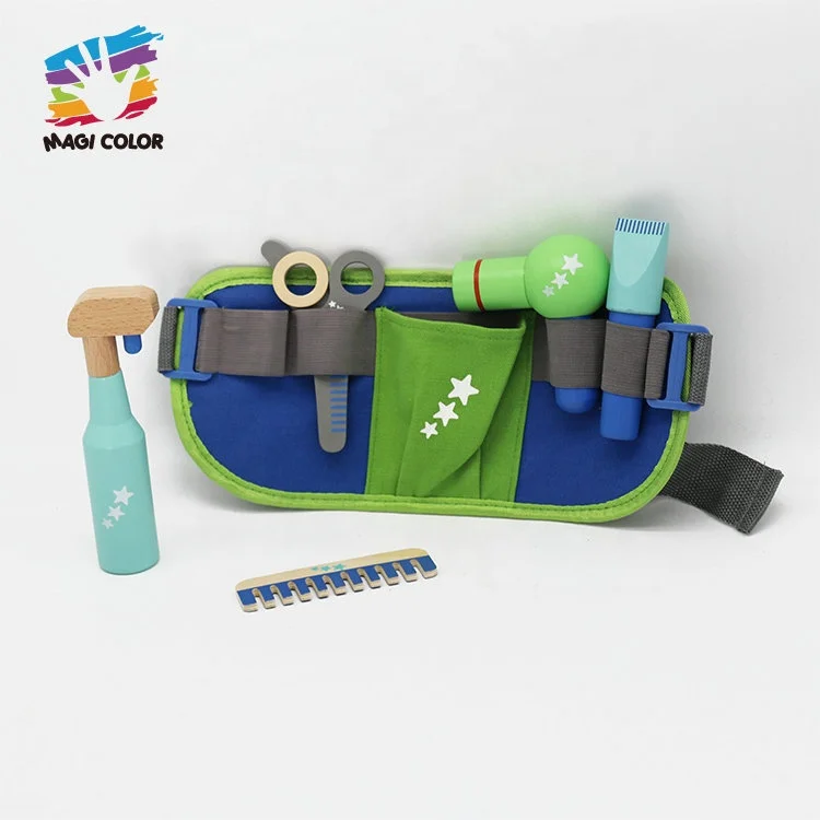 Модная Игра в парикмахерскую деревянная игрушка набор парикмахерских для девочек