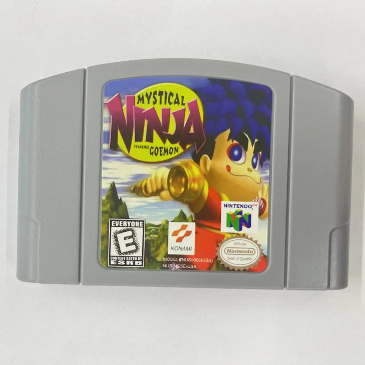 Mystical Ninja Starring Goemon USA versión tarjeta de juego para