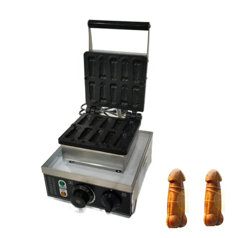 ワッフル機 ベストセラーのペニスワッフルメーカー電気ノンスティックケーキペニス