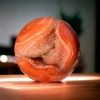 Red agate sphere