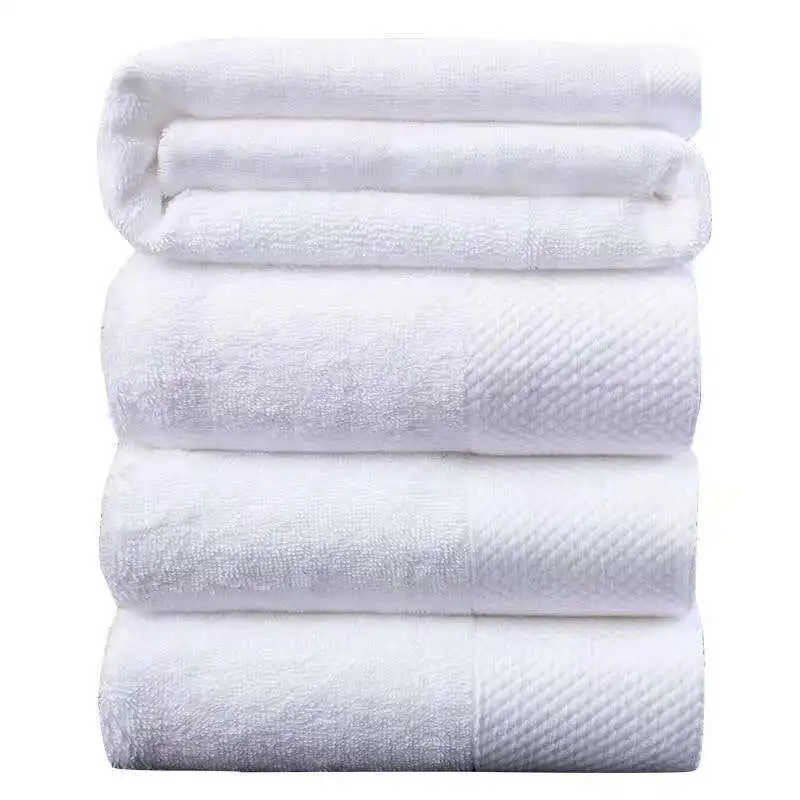 Lot 3 Serviettes Hôtel Blanches 50x100 Cm 550 G/m² – 100% Coton Éponge Premium – Qualité Professionnelle Tuva Home