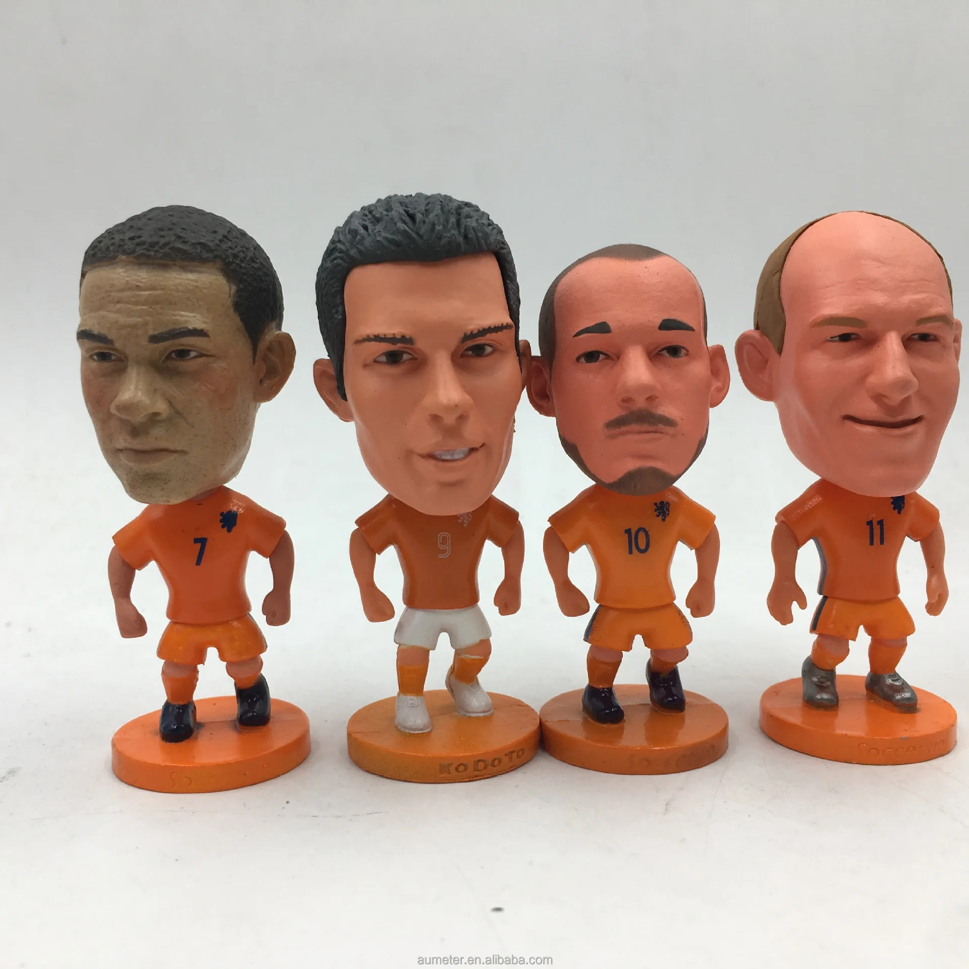 Hot Sale Football Player Figures Soccer Pvc Action Figures Football