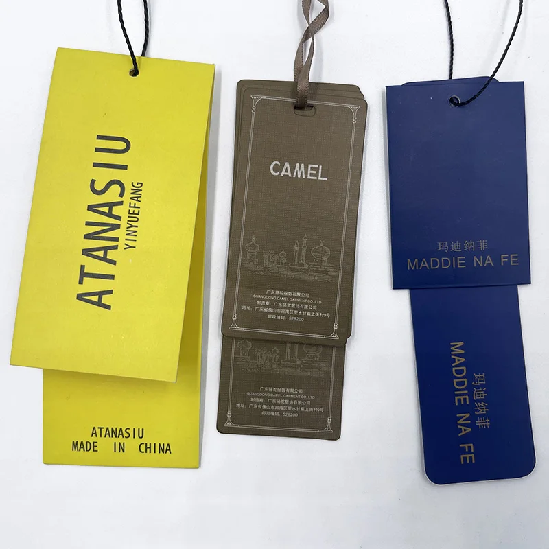 Popular High Quality Jeans Hang Tags for Clothes - China Hang Tags, Fabric Hang  Tags