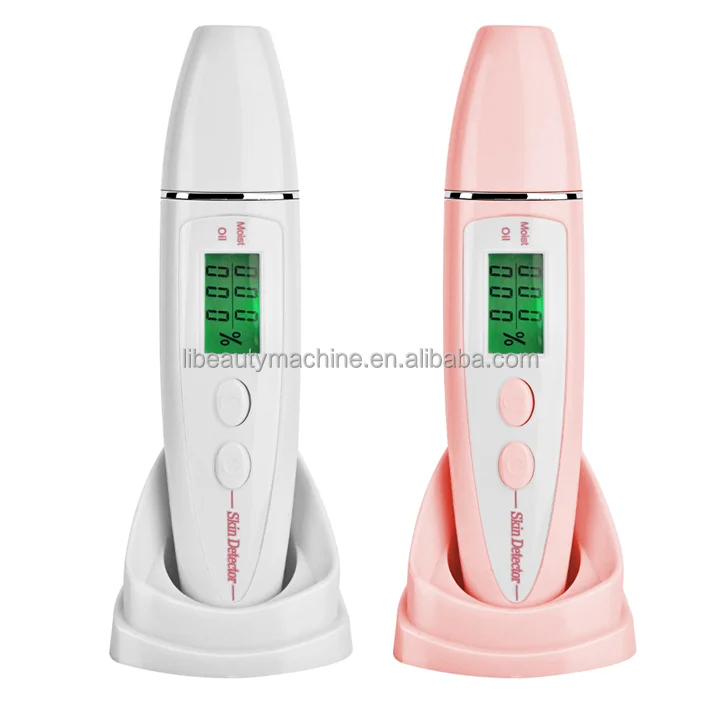 High Sensitive Moisture Water Oil Tester LED Digital Skin Analyzer for Beauty Care For Home Use