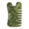 Dark Green Jade Gua Sha Comb
