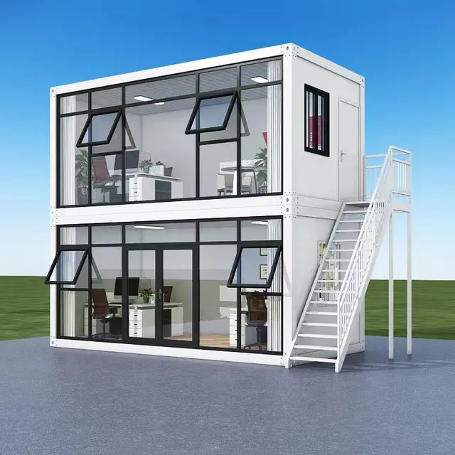 cheap wholesale price 2 bedroom direct sales reasonable price 2  usa price eco-friendly modular prefab duplex container house