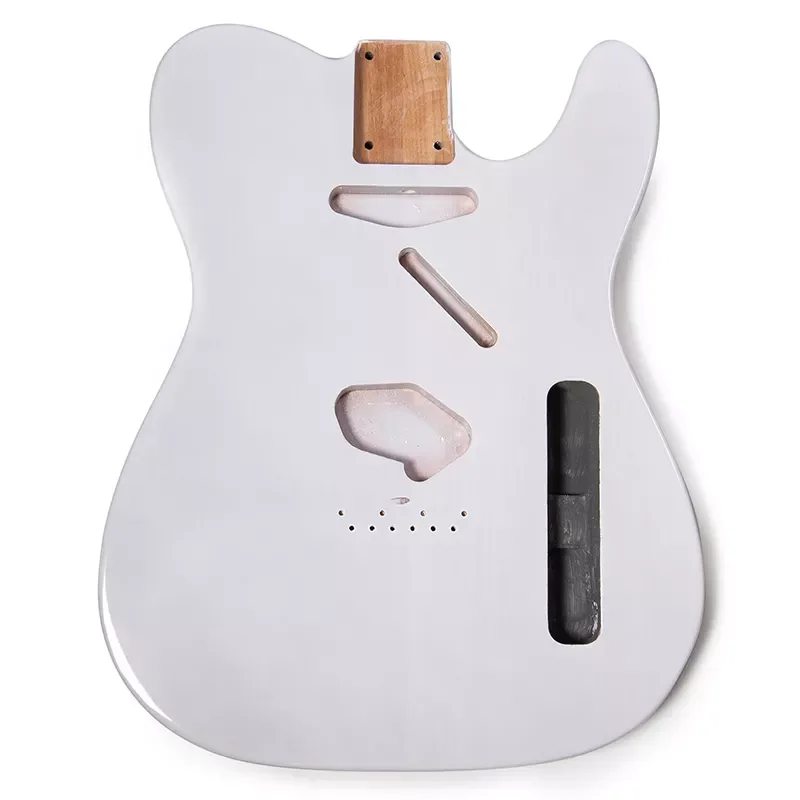 Unfinished Tl Electric Guitar Body For Wholesale With Conducting Painting Processed By Cnc