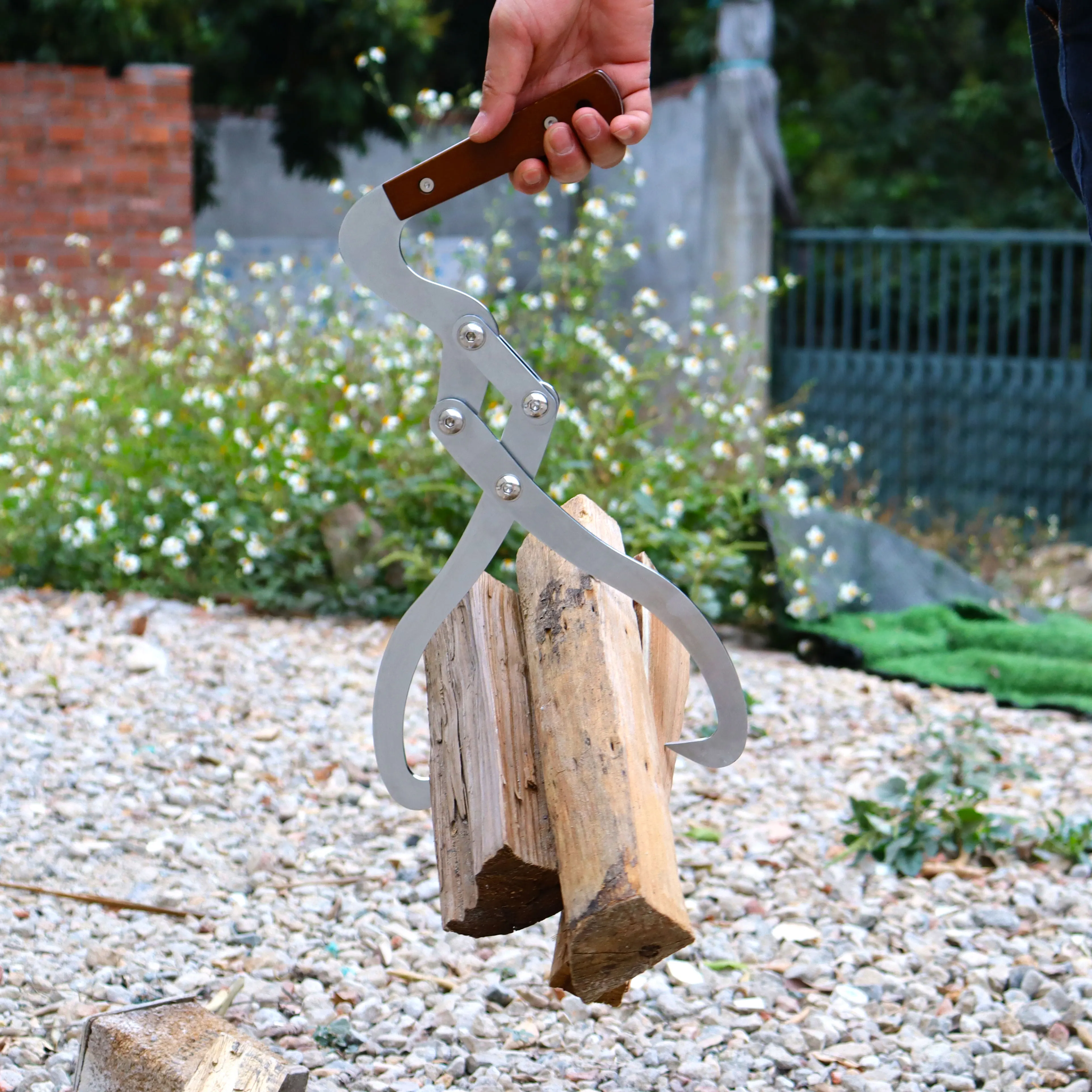 Biggerfire Portable Manual Lifter Logging Tongs Moving Trees