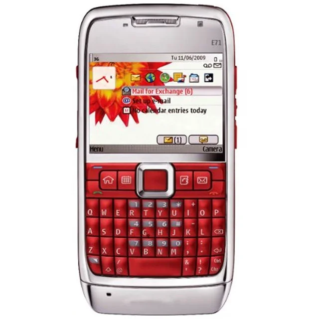 nokia E71 海外版　black steel red化 Nokia E71 Black Steel | Sunnysoft