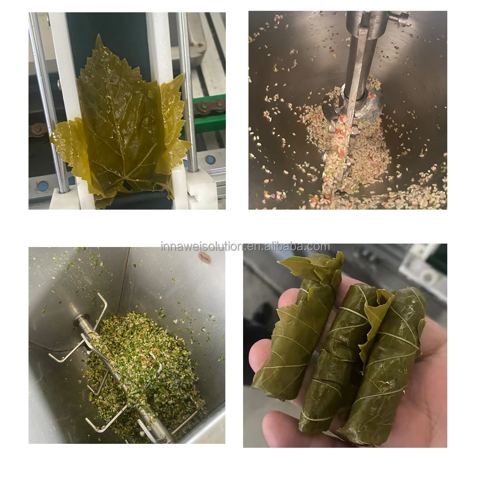 Factory Direct Sales Sarma Wrapping How to Use a Grape Leaves Roller Mediterranean Dolmades Production Machine