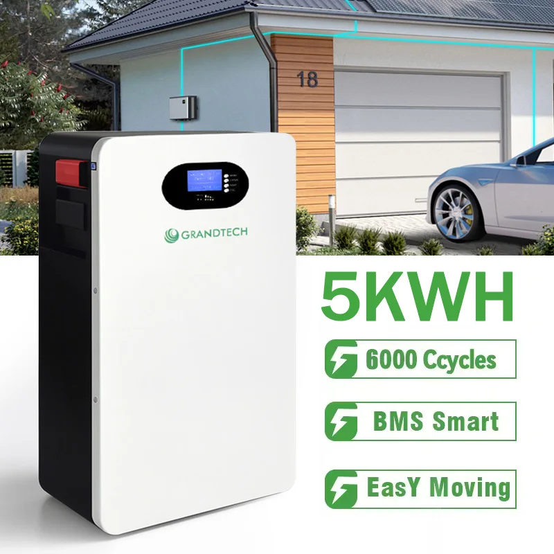 2025 24V 200Ah 5kWh 48V 6000 Cycles 10KWh 20kWh Mobile Lifepo4 Lithium Solar Battery Floor Mounted Home Energy Storage System