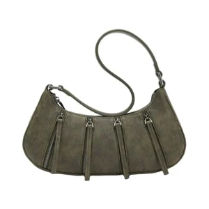 Factory Custom Logo Design Ladies Purse and Handbags Vintage High Quality Underarm Shoulder Bags for Women