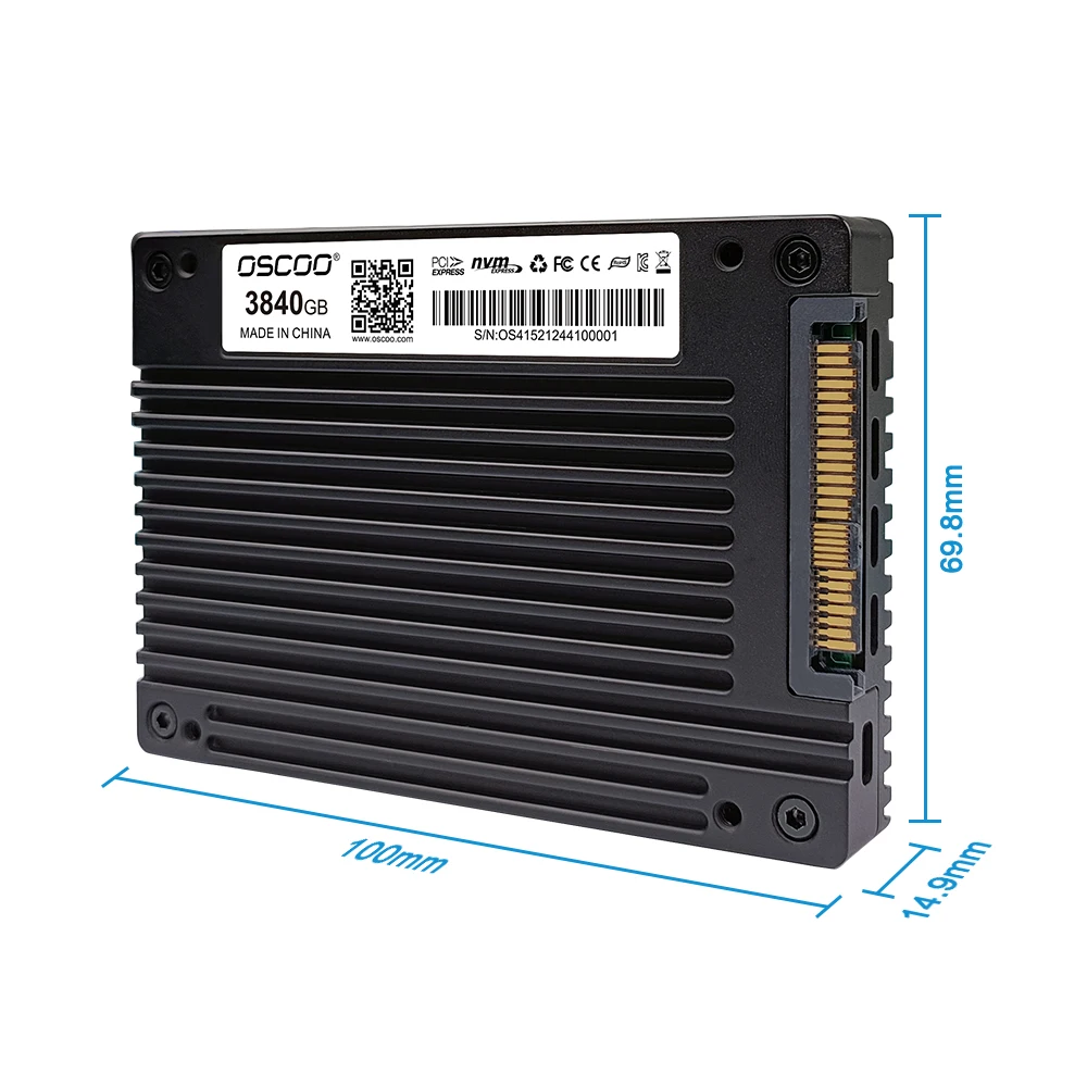 For OSCOO Enterprise PCIE NVME SSD Hard Drives 7400mb/s Speed
