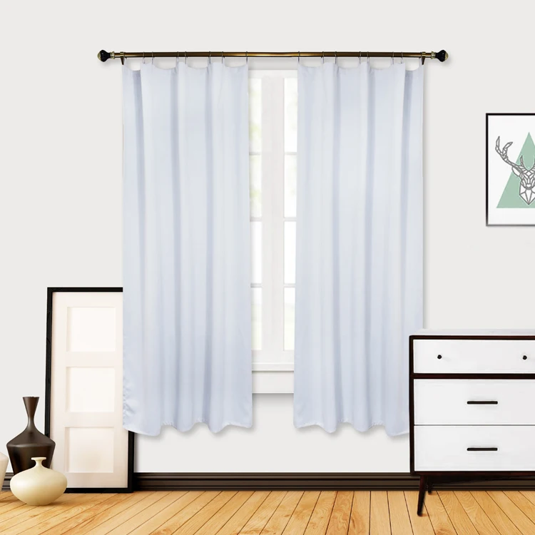 High quality luxury 100% polyester cartain living room blackout greenhouse curtain system