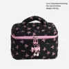 Bolso bombonera con lazo en polvo negro