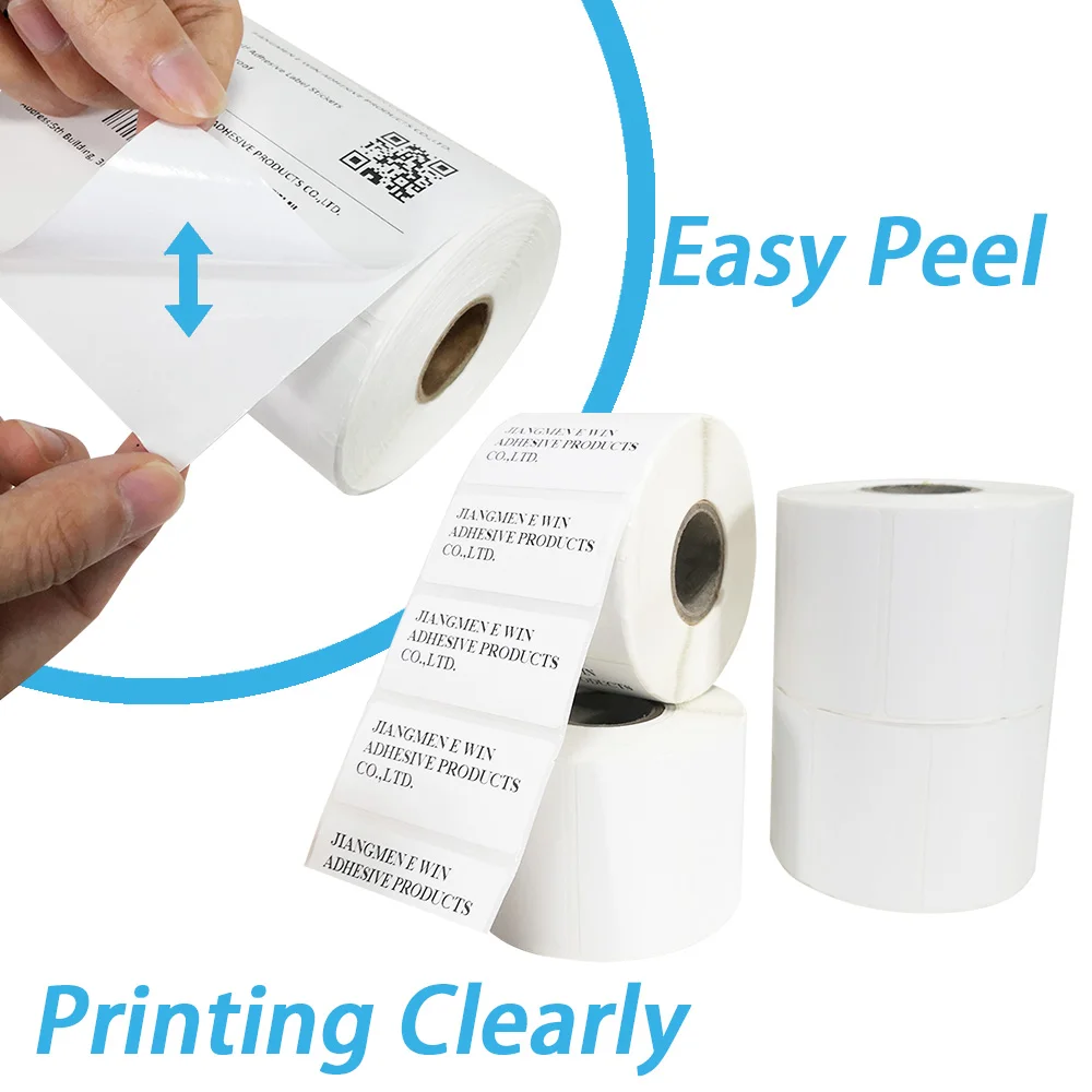 Customized Stickers logo Label Sticker Printed Permanent 80*80mm ...