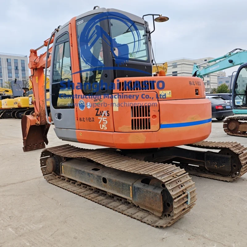 Original 7.5 Ton Hitachi Ex75ur for Sale Ex75 EX75UR-5 Used