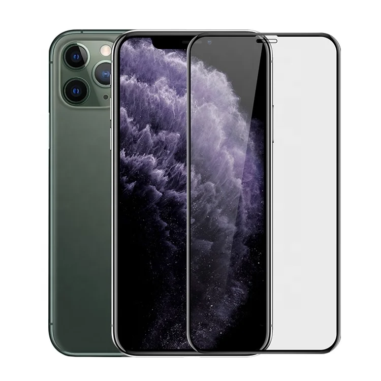 Гуанчжоу завод 9H анти-шок полный клей для мобильного телефона Закаленное стекло протектор