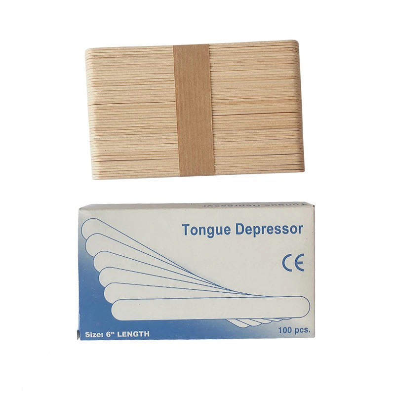 Medical Disposable Spatula Tongue Depressor Sterile Wooden Tongue