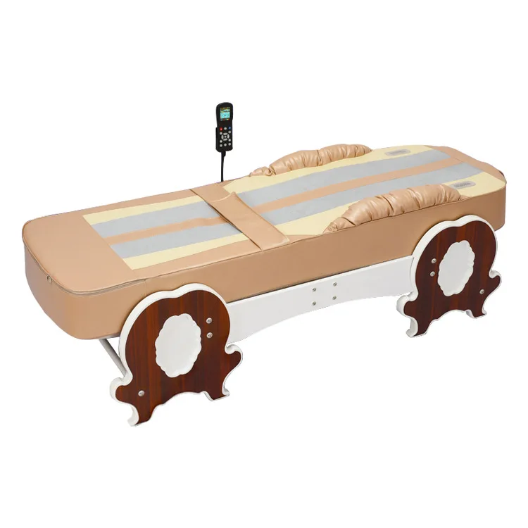 V3 3d Foldable Thermal Jade Stone Electric Massage Bed With Controller Body Application Thermal Jade Massage Bed