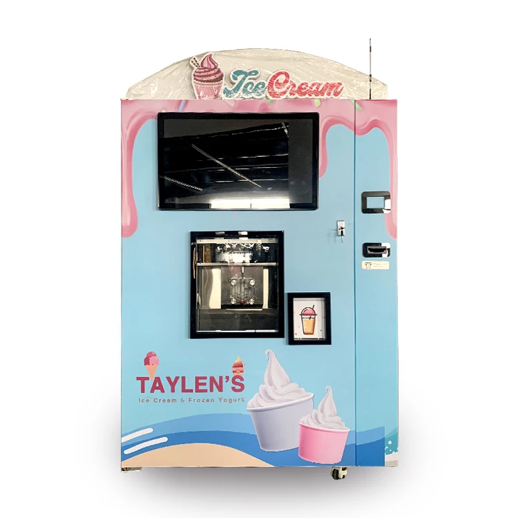 Self Service Soft Ice Cream Vending Machine