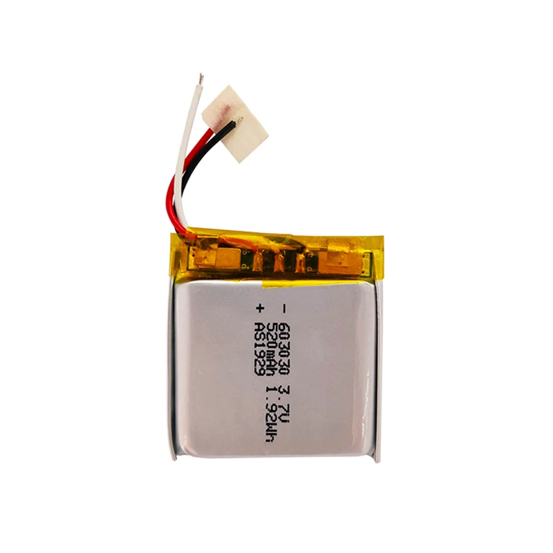 Bluetooth earbud battery 3.7v lipo battery 3.7v 520mah lithium polymer battery for electronic products