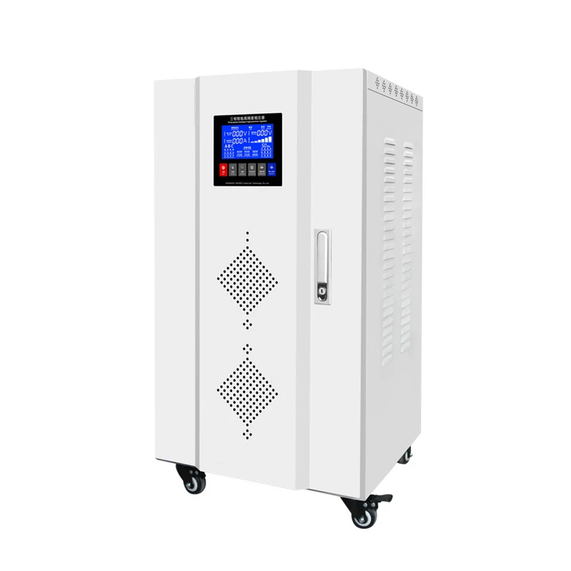 TNS Series Servo Stabilizer Voltage Regulator 50kva 60kva 380v High Precision Automatic Stabilizer Voltage Regulator