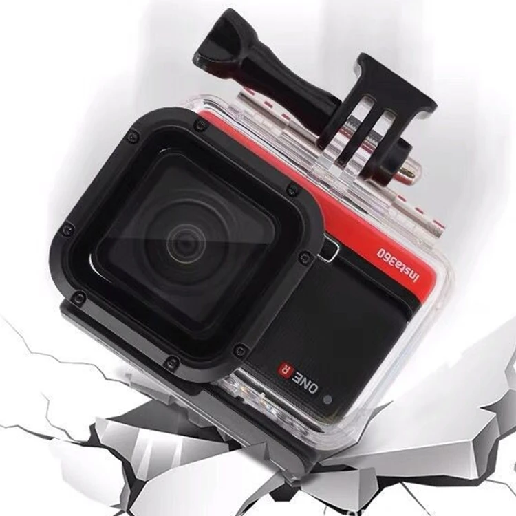 Insta 360 Camera Accessories Underwater Cage Waterproof Housing Dive Case  for Insta360 ONE RS 4K 1-Inch 360 Twin Edition Leica