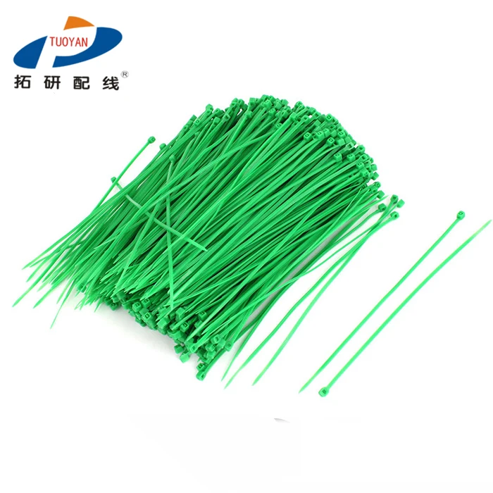 TUOYAN nylon cable tie 1/6 plastic self-locking Nylon 66 Cable Ties Color Width 2.5mm Global Standard zip Wire Cord