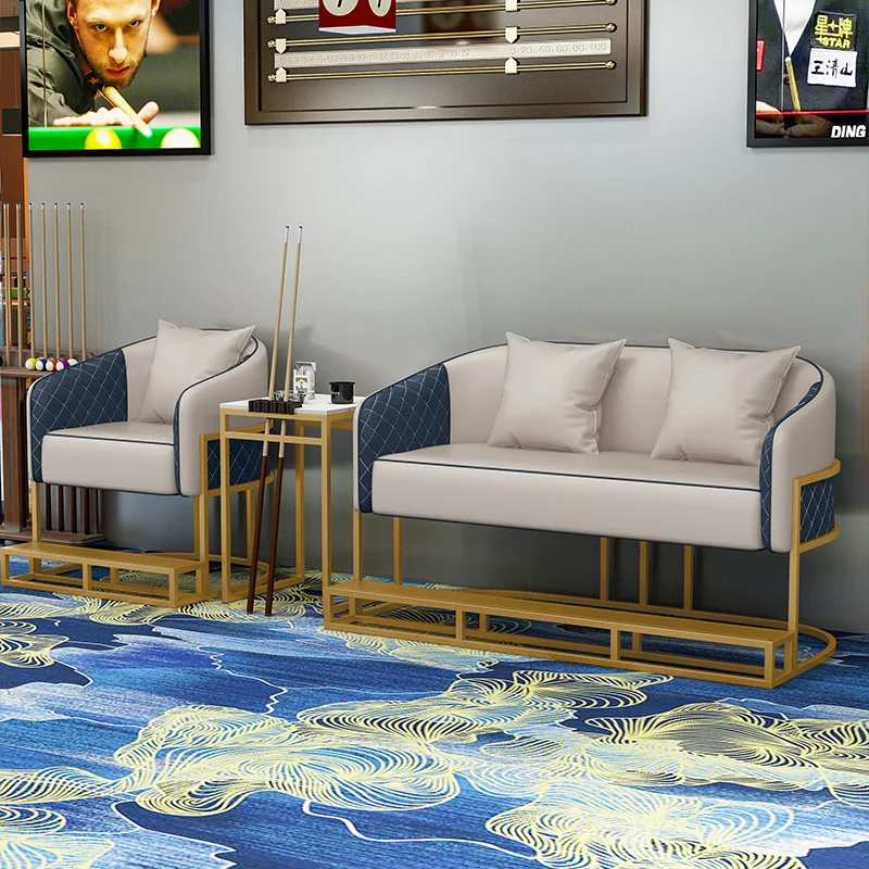 Observation Chair for Billiards Table Fabric Seat Sofa for Club or Hotel Ball Table Chair