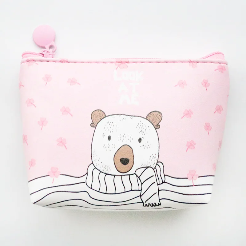No Stock Articles for Daily Use Creative Cute Girls Kids Leather Small Coin Wallet Children Key Pu Leather Coin Purse