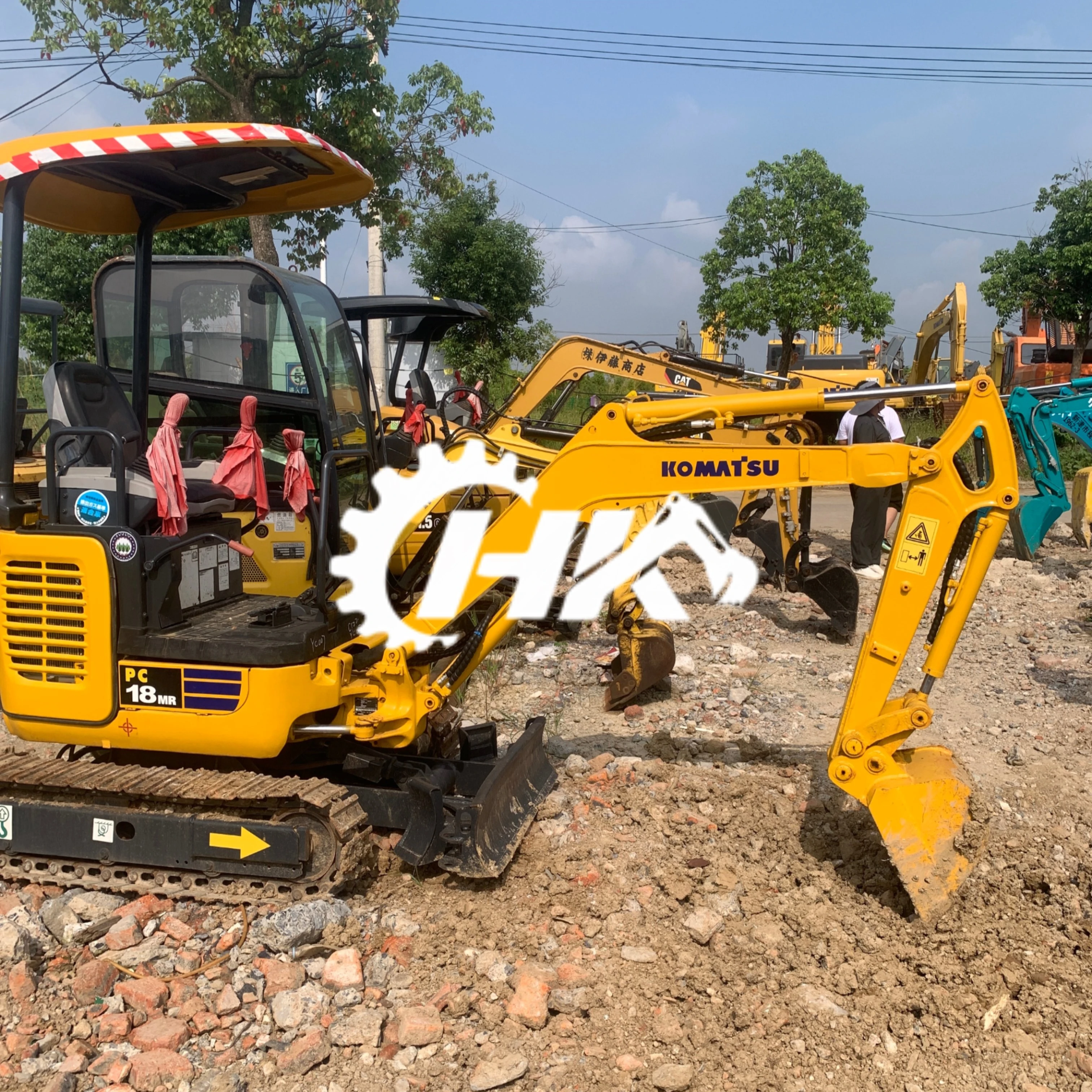 HANG KUI KOMATSU18  1.8tons 90%new Original Japanese with EPA,CE Agricultural Cheap Used KOMATSU 18  Excavator for Digging