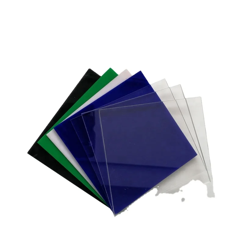 Transparent PVC Rigid Sheet Anti-static Anti-rain Plastic Board Provides Processing Molding Blister Printing manufacture